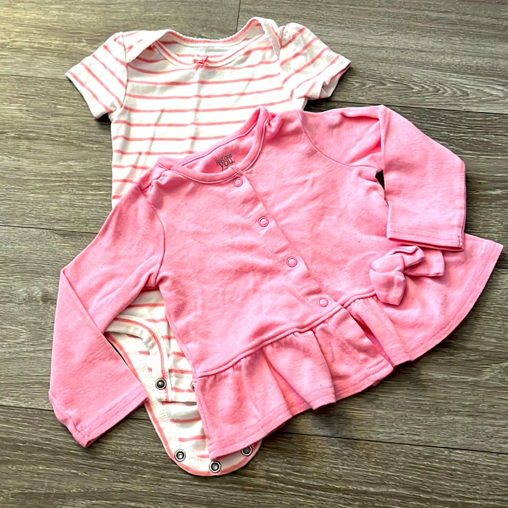 Set body + jacket baby girl